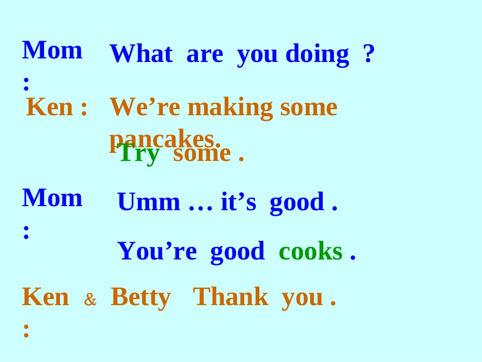 四年级上册lesson8BeCareful!_第3页