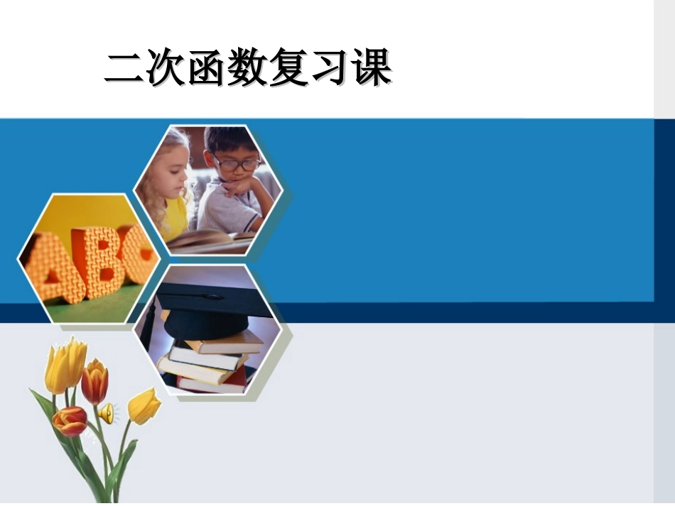 初中二次函数总复习课件_第1页