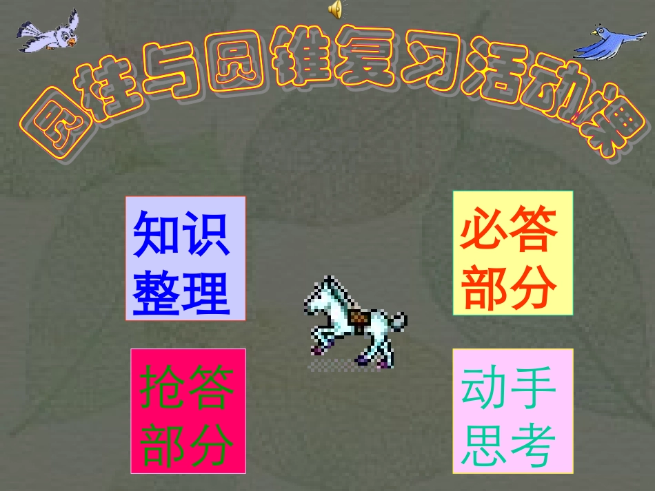 《圆柱与圆锥的复习课》课件_第2页