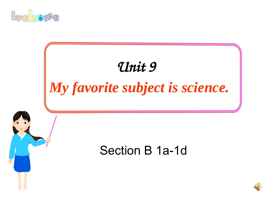 七年级下Unit9SectionB1a-1d_第1页