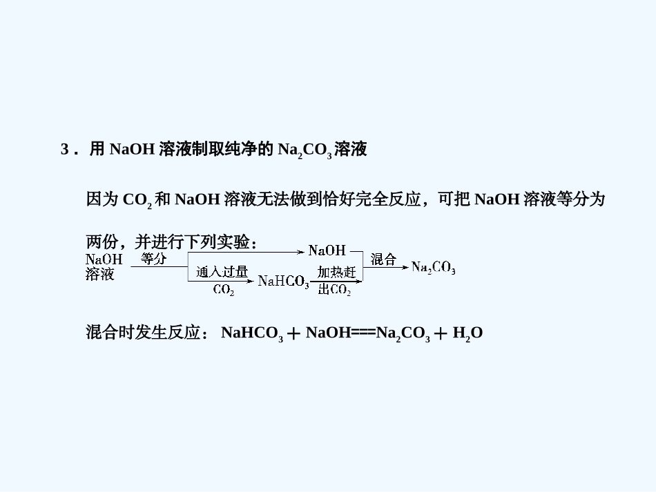 【大纲版创新设计】2011届高考化学一轮复习 第3章 金属及其化合物课件 新人教版_第3页