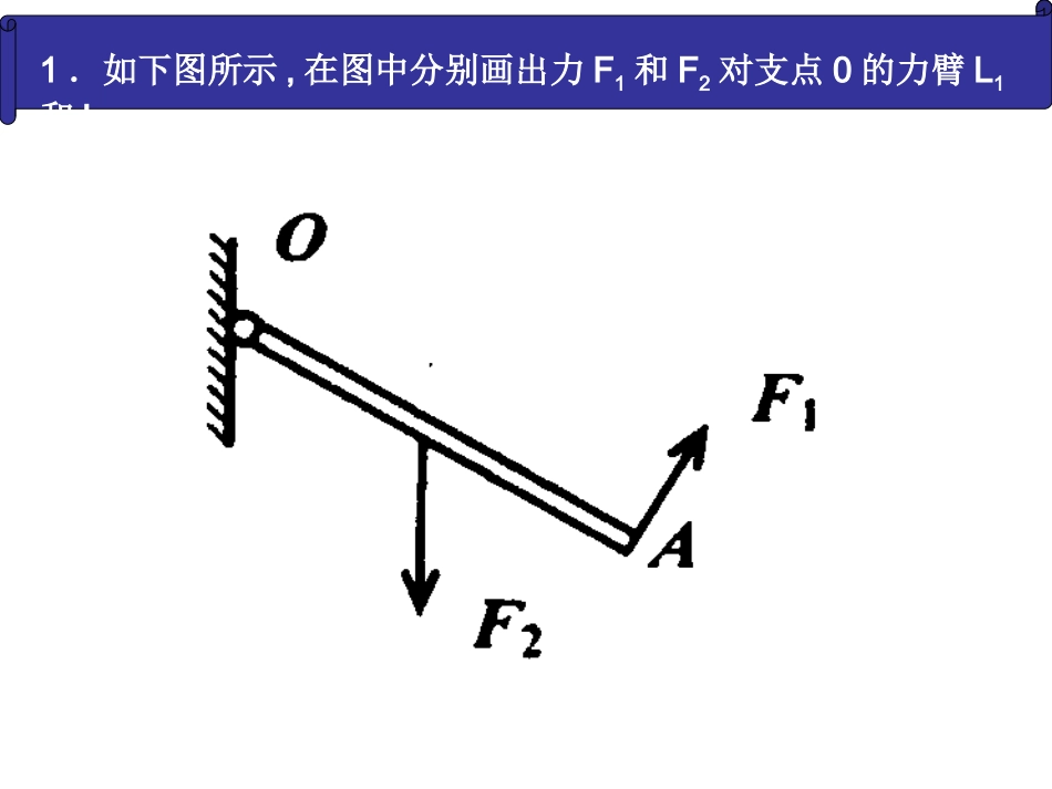 专题练习：杠杆作图_第1页