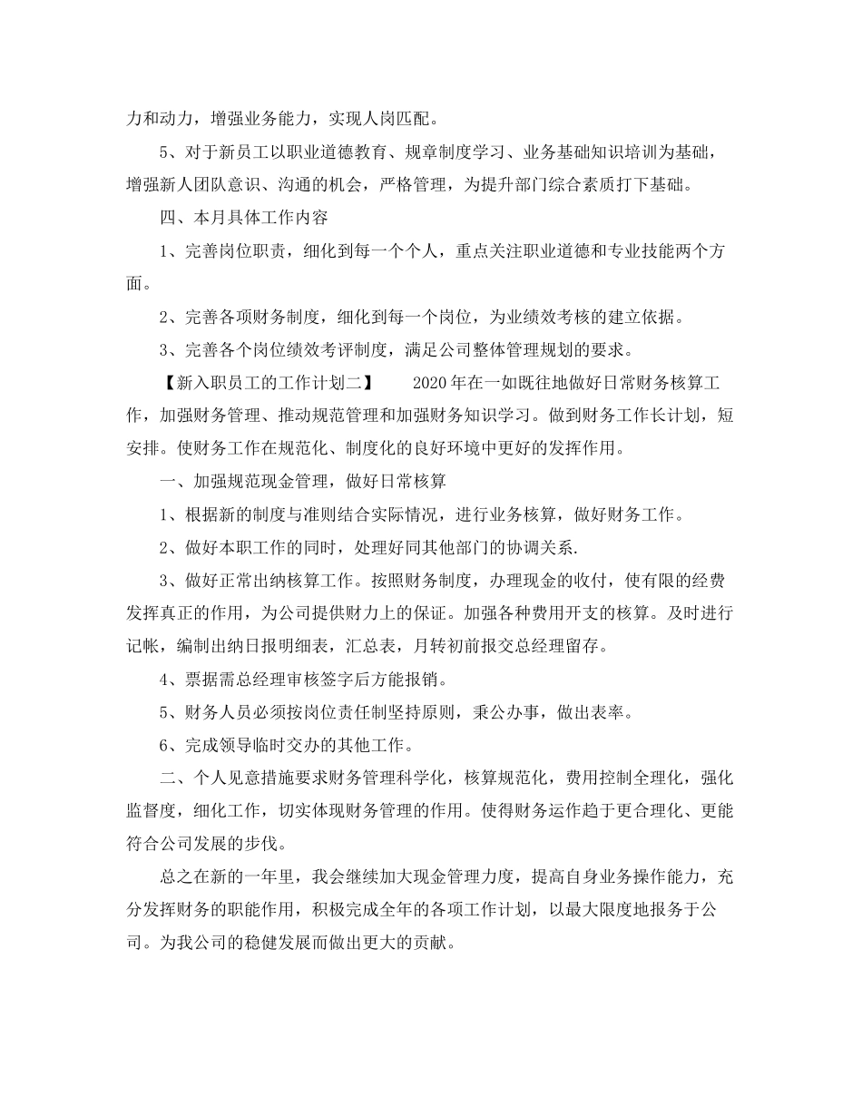 新入职员工的工作计划_第3页