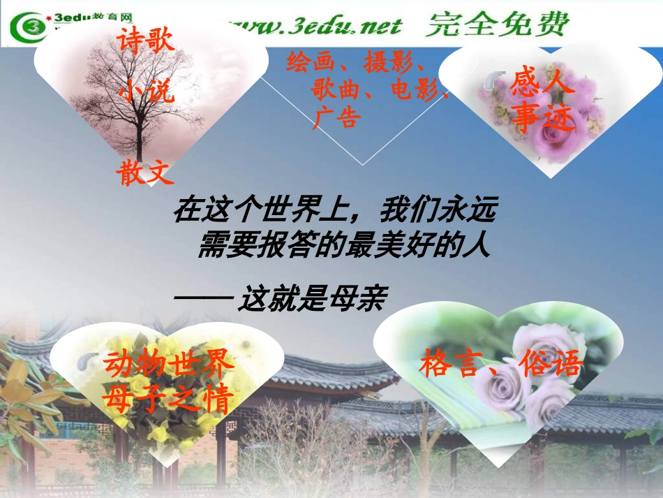一综合性学习献给母亲的歌2_第3页
