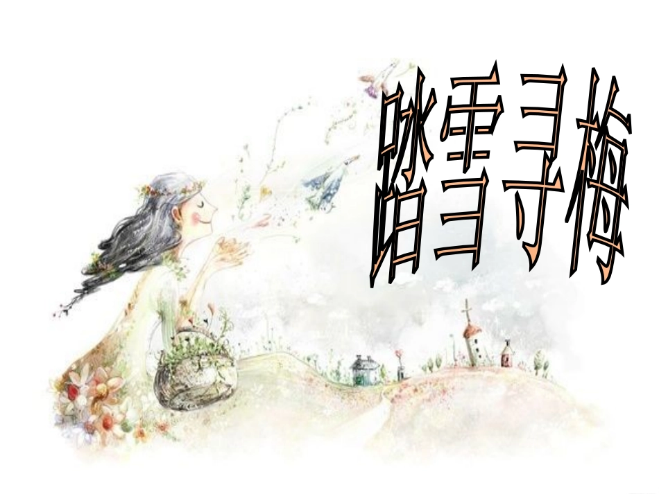 《踏雪寻梅》课件_第2页