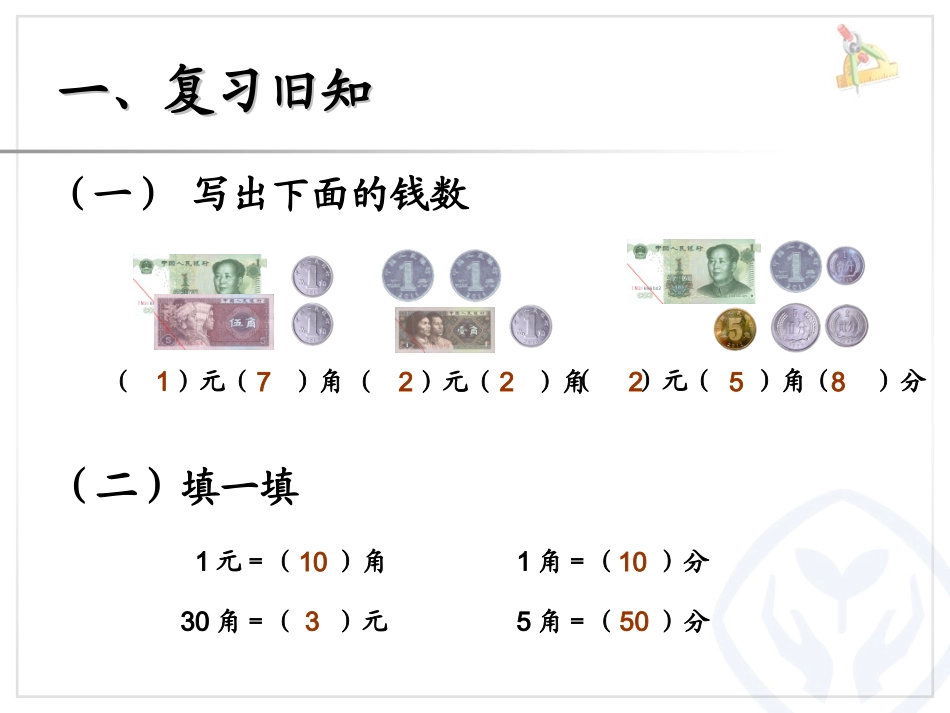 认识人民币PPT_2013新版一年级数学下册 (2)_第2页