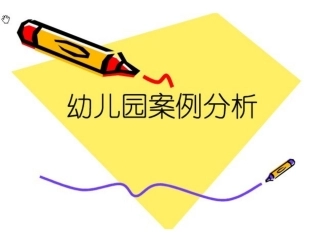 幼儿园案例分析