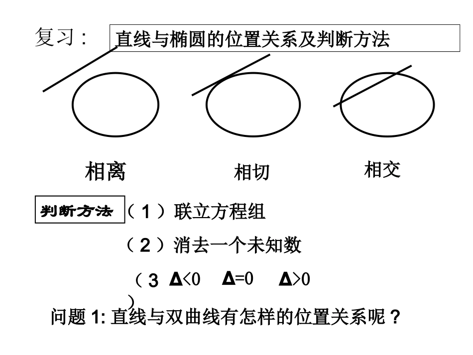 直线与双曲线的位置关系 (2)_第2页