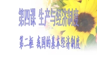 我国的基本经济制度tangt