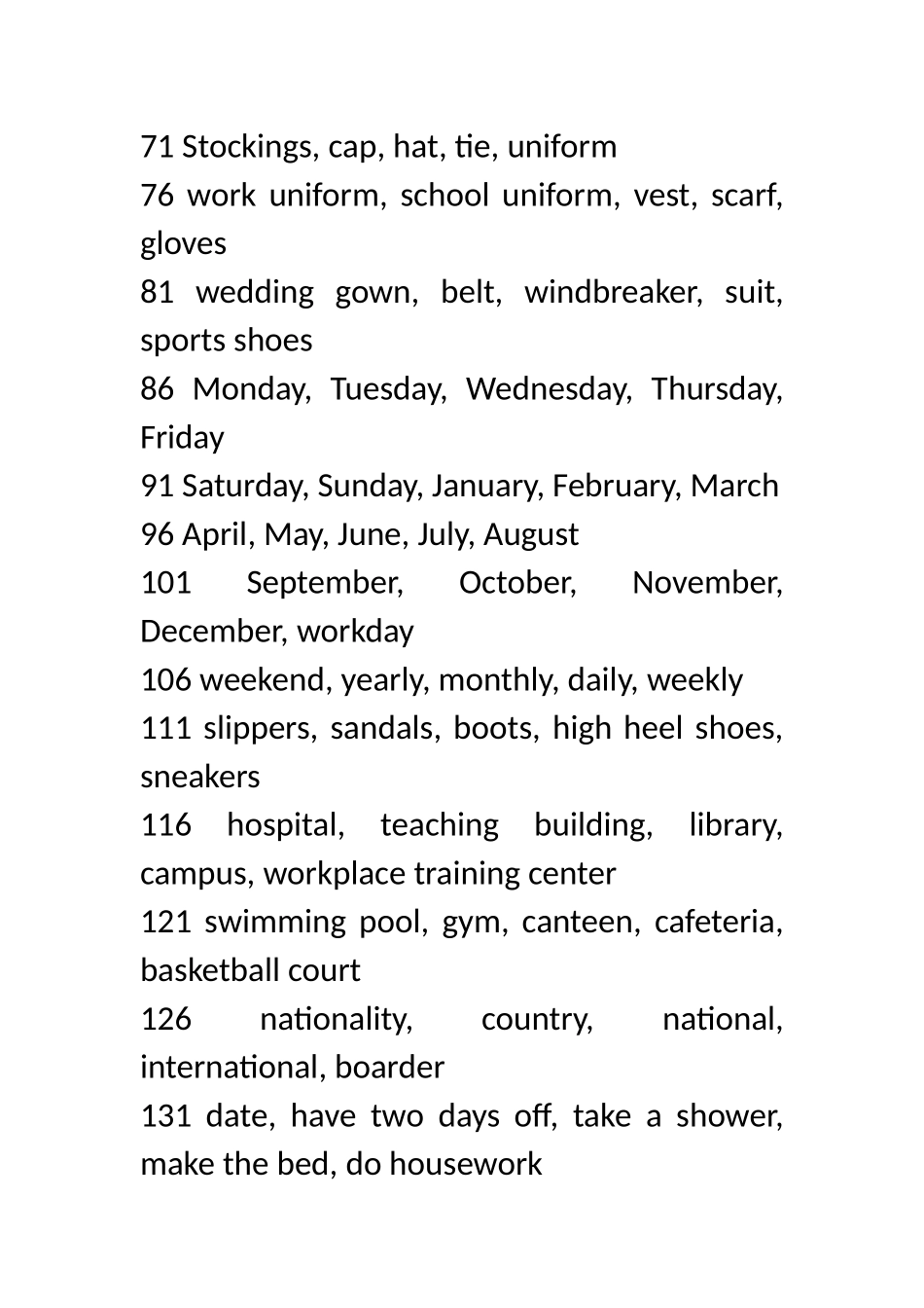 中职英语一年级单词150_第2页