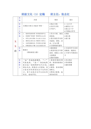 五一班班级口号