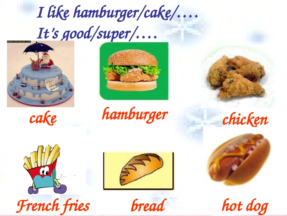 (人教版)三年级英语课件_PEP1_Unit_5_Let_us_Eat(partB)_第3页