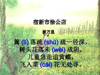 《宿新市徐公店》教学课件(选)