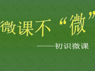微课“不微”尹莉苹
