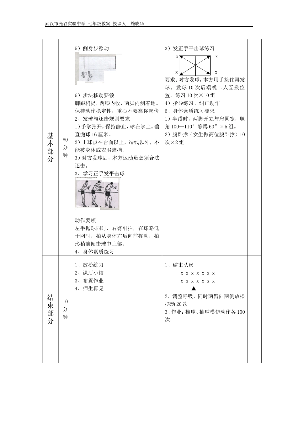 乒乓球教案第二课_第3页