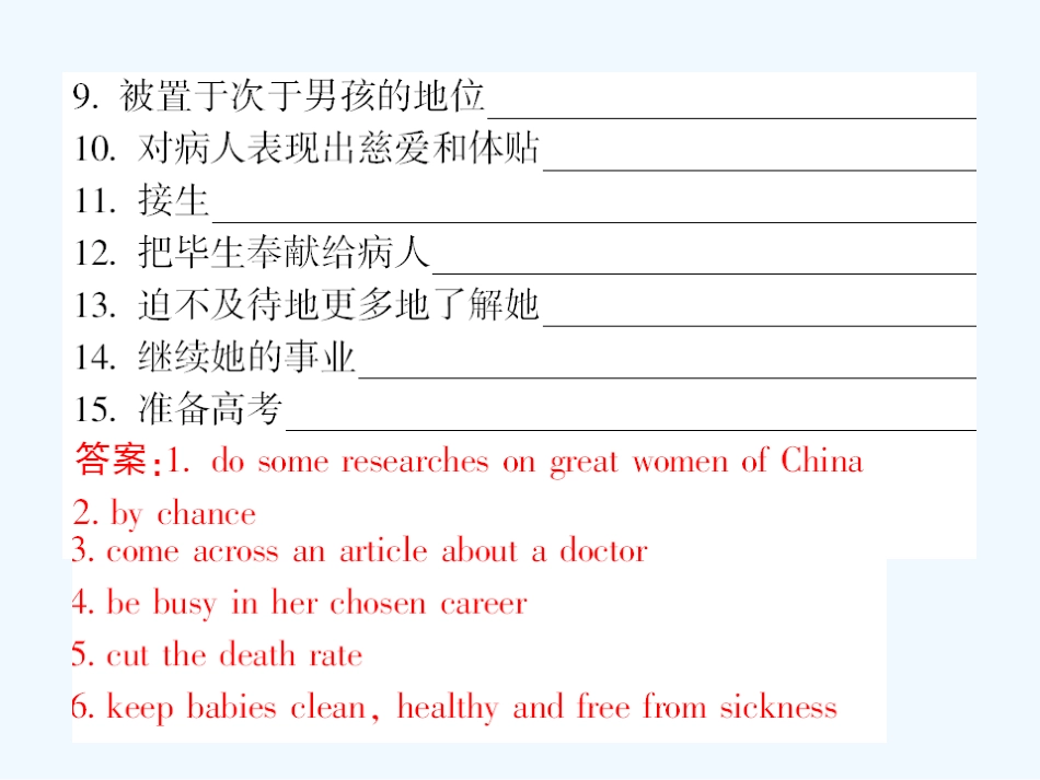 【成才之路】高中英语 Unit1第四课时Using language 课后跟踪强化作业课件 新人教版必修4_第3页