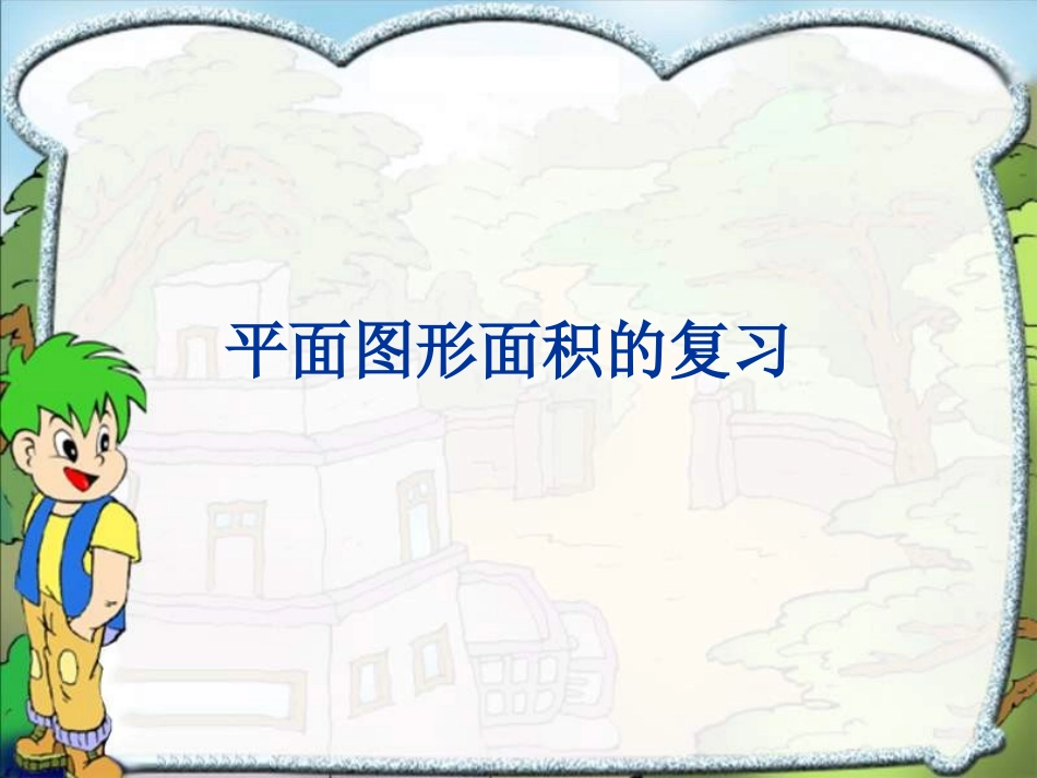平面图形面积的复习_第1页