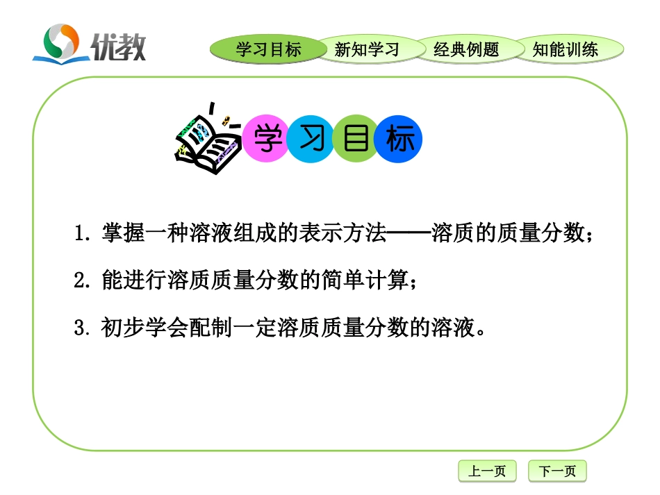 《溶液的浓度》教学课件_第2页