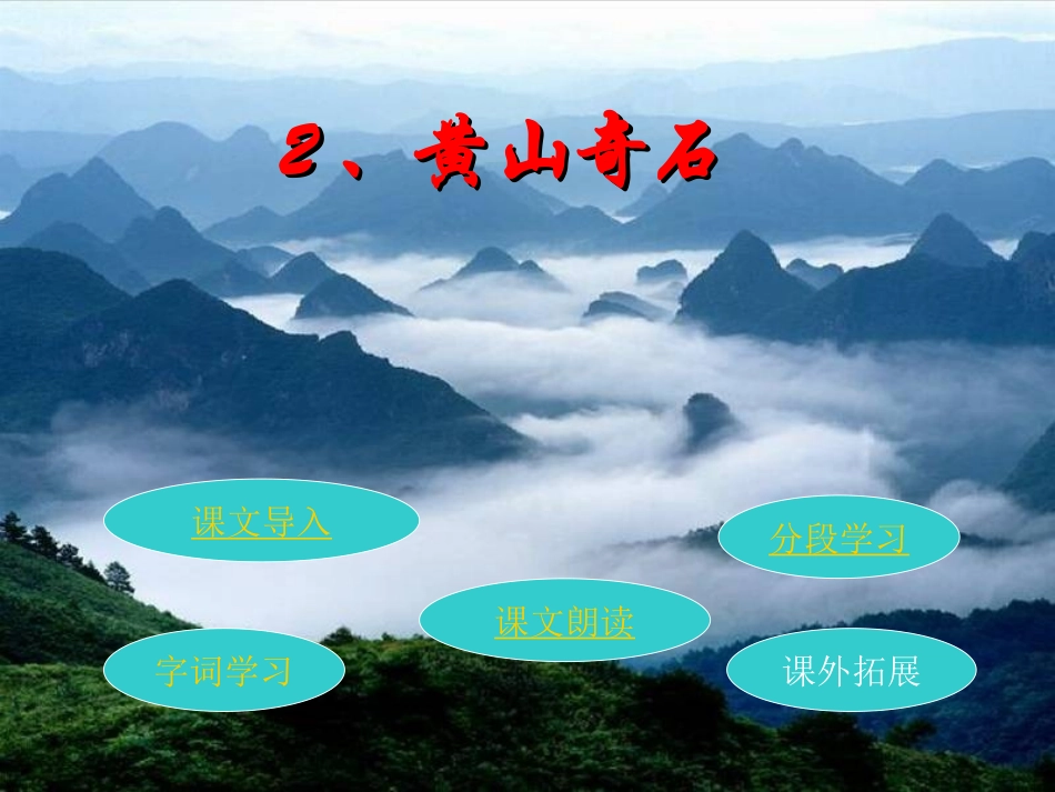 二年级上黄山奇石PPT_第3页