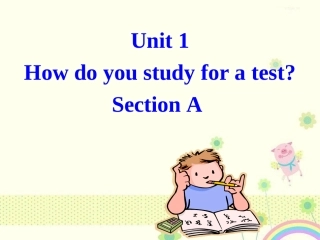 新目标九年级上英语Unit_1_How_do_you_study_for_a_test全单元课件