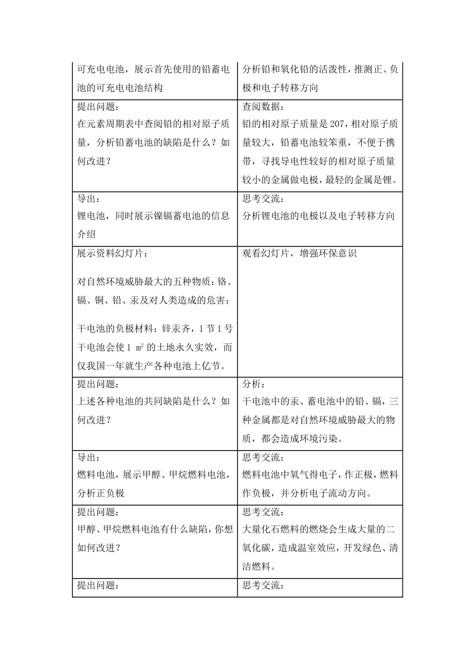 发展中的化学电源教案_第3页