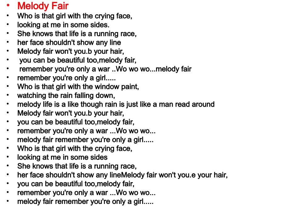 b7m4歌词melodyfair_第2页