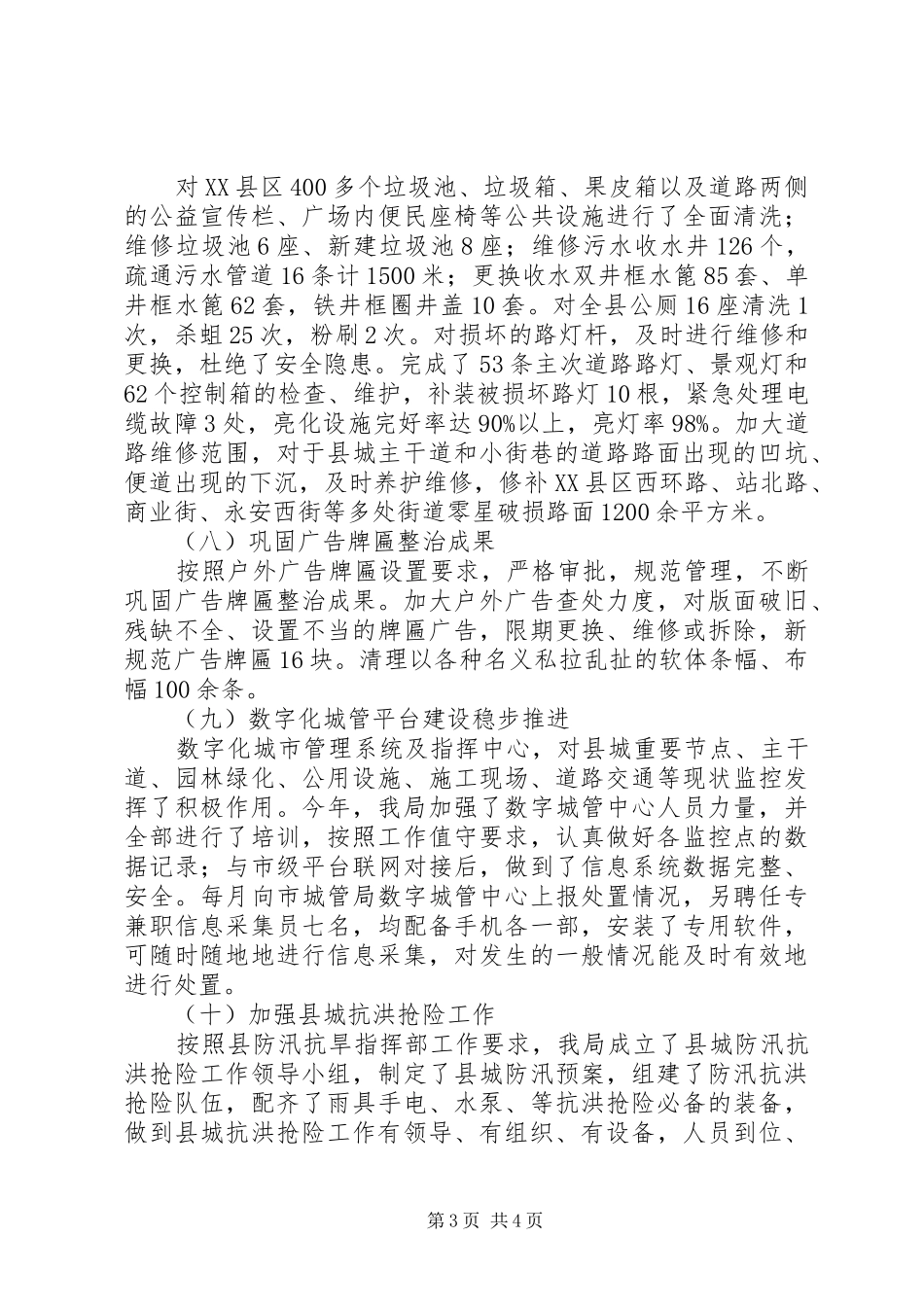 XX年市政管理局工作总结_第3页