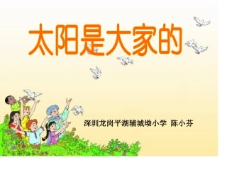 太阳是大家的陈小芬