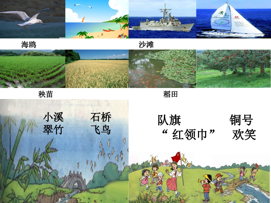 人教版一年级下识字6(2)_第2页