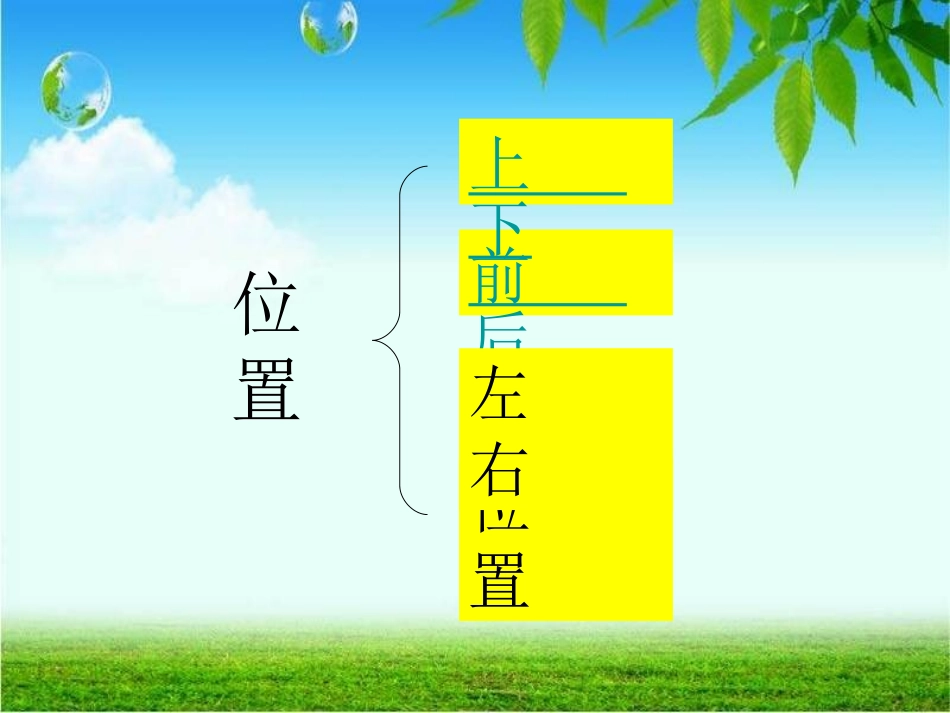 一年级数学下册《位置复习课》_第2页