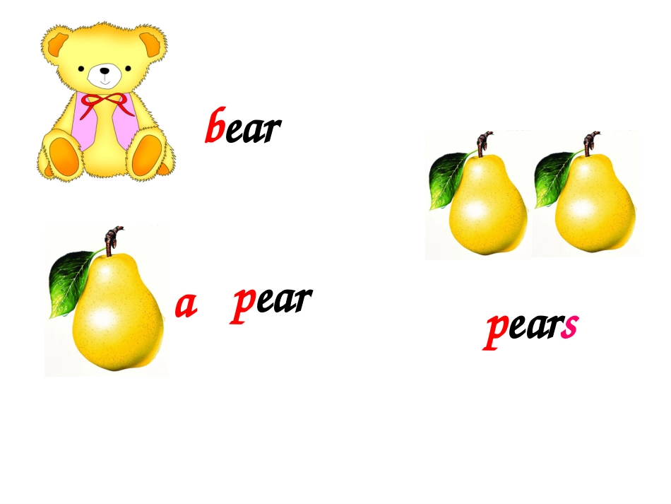 新版PEP小学三年级Unit5_Do_you_like_pears课件_第3页