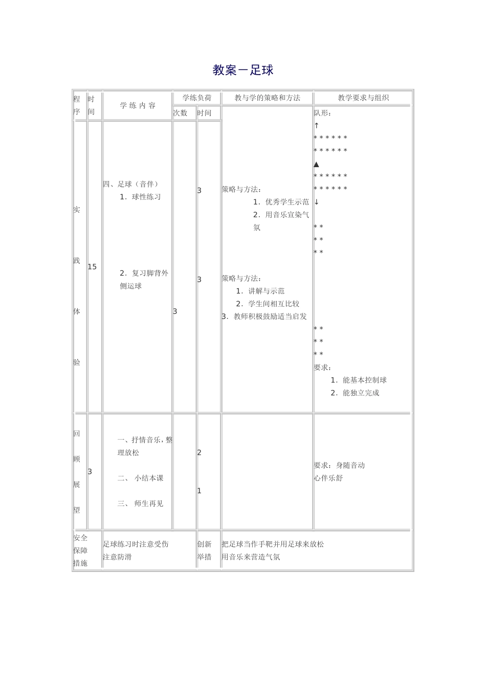校园足球教学设计_第1页