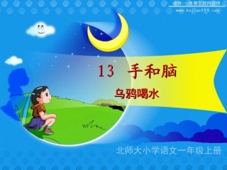 《乌鸦喝水》课堂演示课件