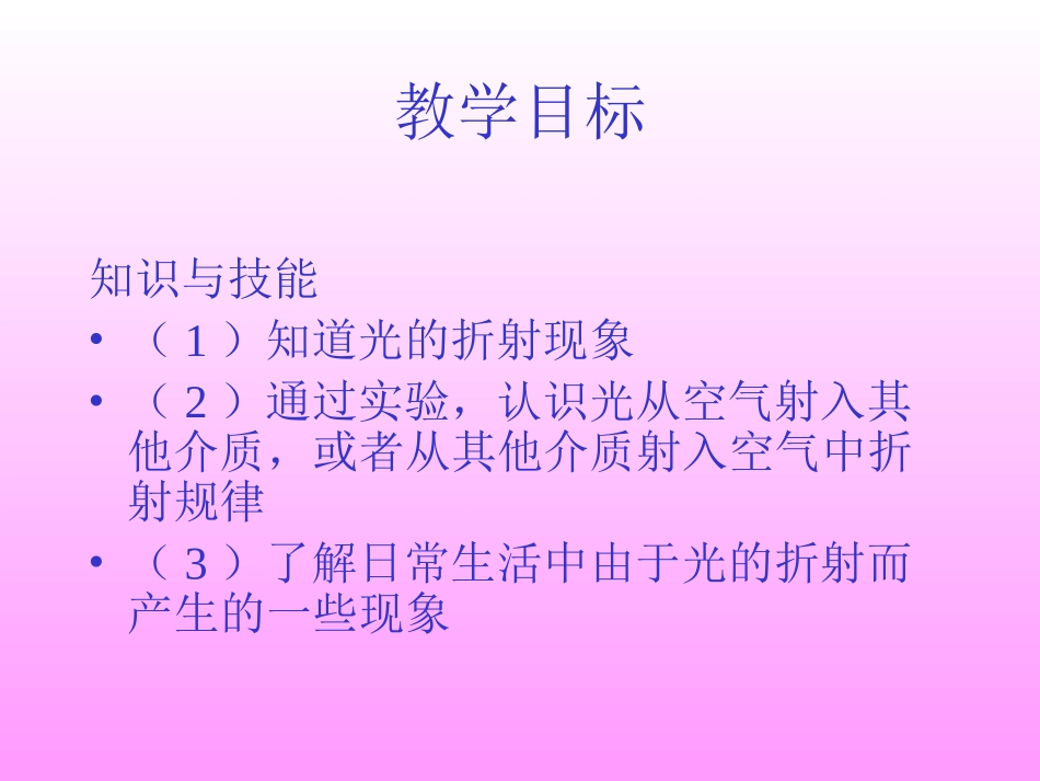 初中物理课件：光的折射_第2页