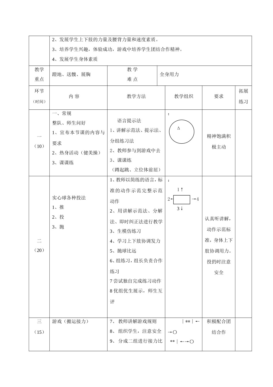 新体育教案水平2_第3页