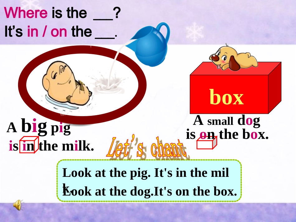 三年级英语下Unit4_A_let's_learn_第3页