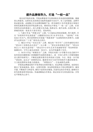 提升品牌领导力
