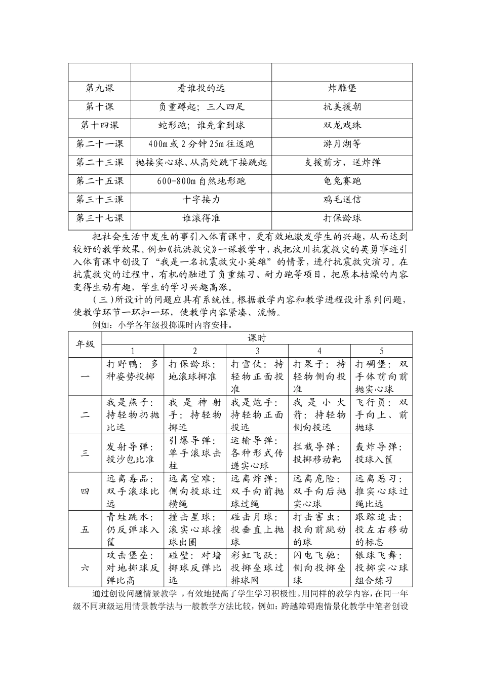 小学体育教学中创设问题情景教学环节初探-赵建_第3页