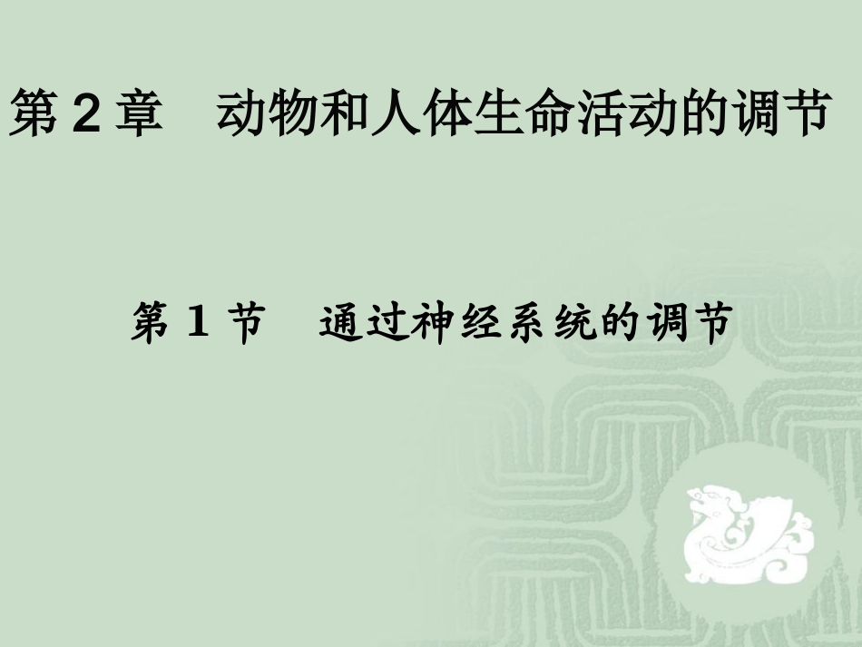 通过神经系统的调节13_第2页