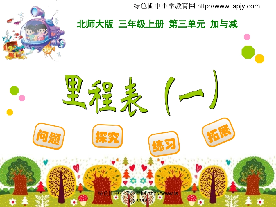里程表（一）_第1页
