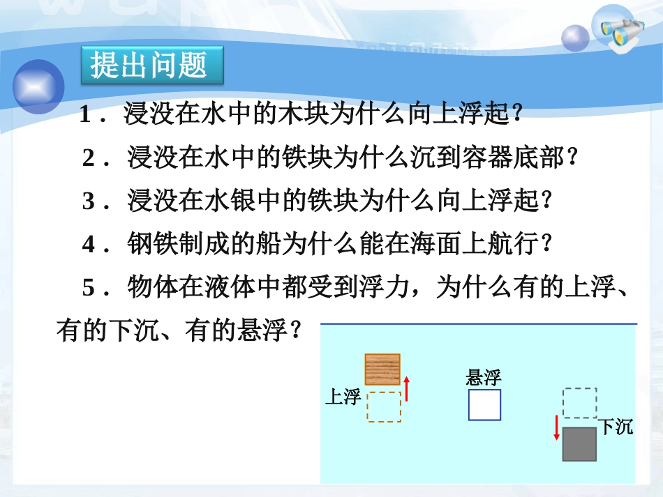 物体的沉浮条件(北师大版)_第3页