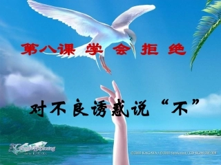对不良诱惑说“不'