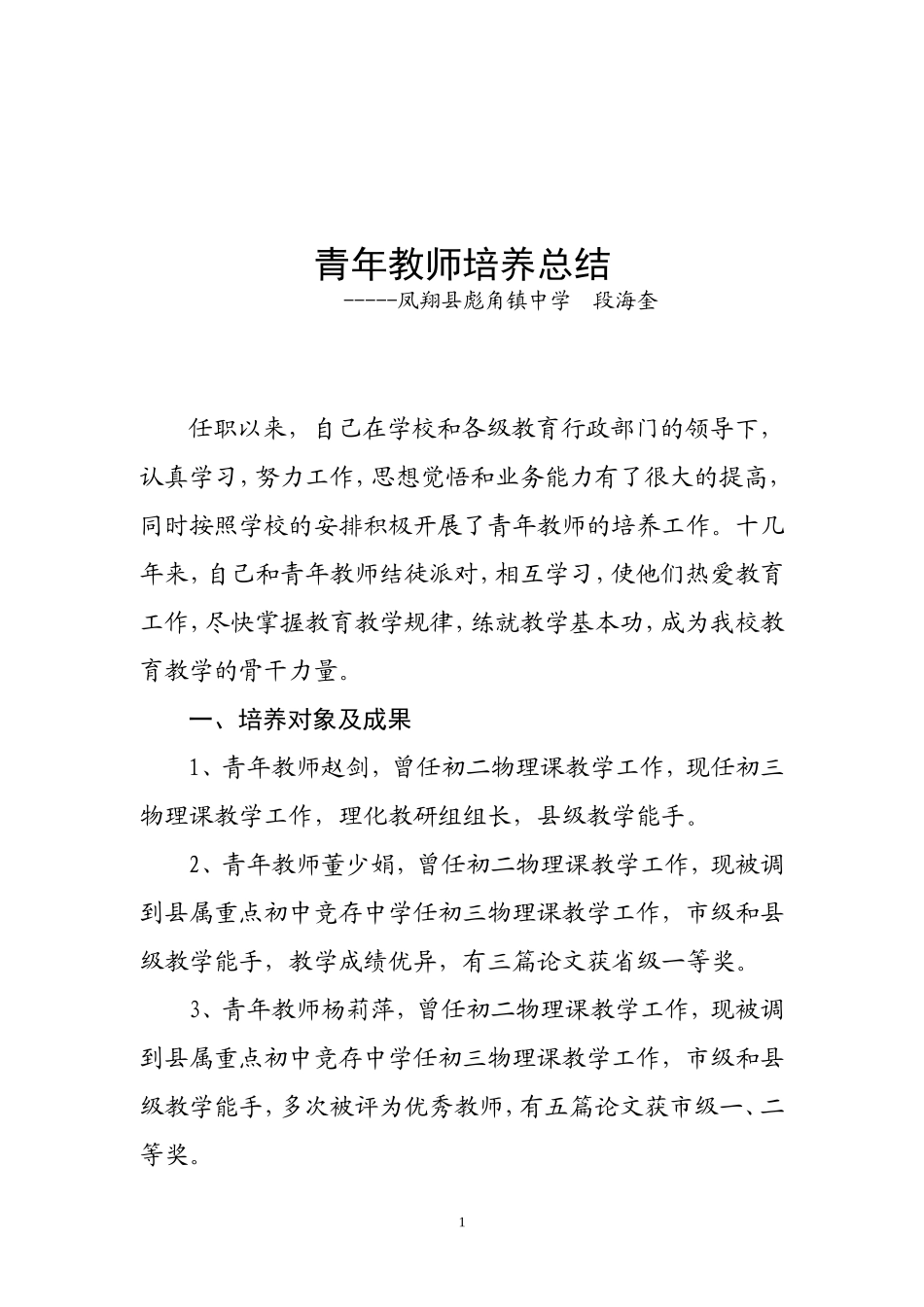 青年教师培养总结_第2页