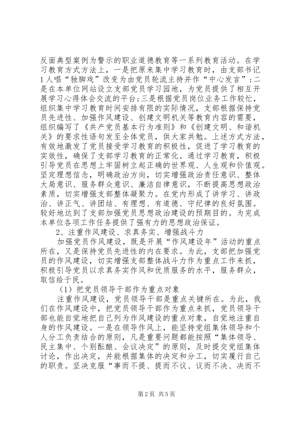 党支部建设达标工作总结_第2页