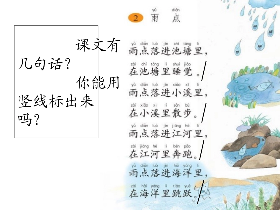 苏教版一下《雨点》课件_第2页