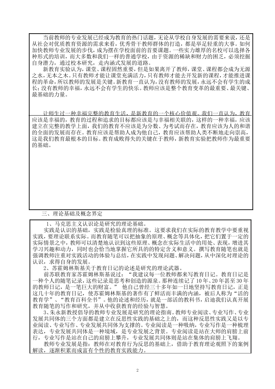 城关镇中心小学2014省级课题立项申报书_第3页