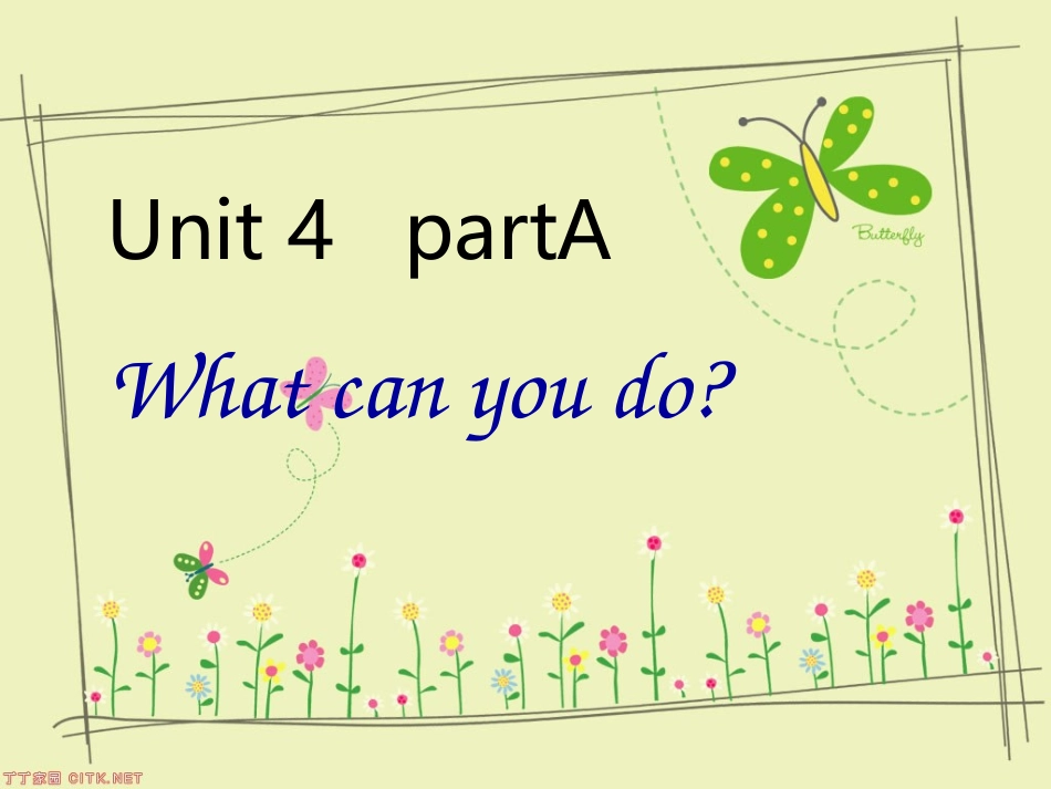 PEP五年级上册Unit4whatcanyoudo_第1页