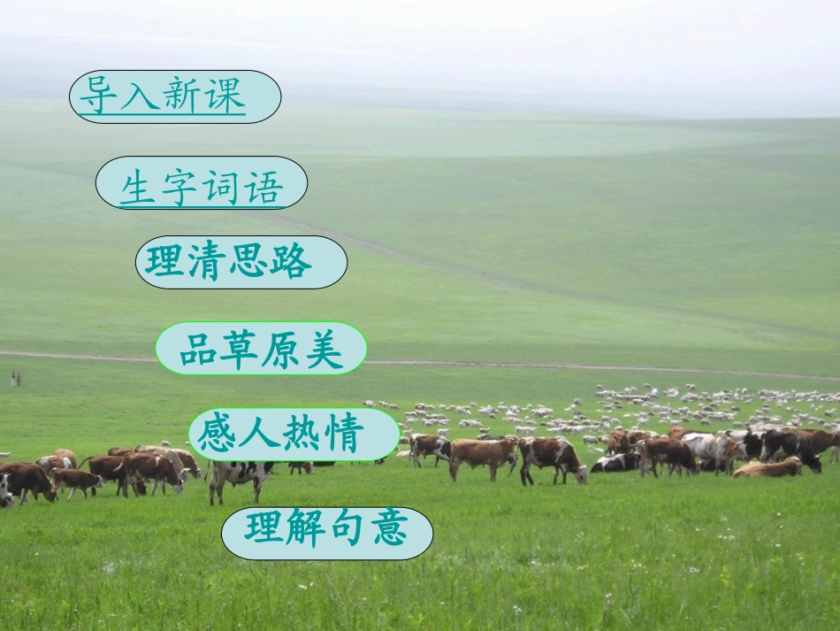 《1、草原》PPT课件_第2页