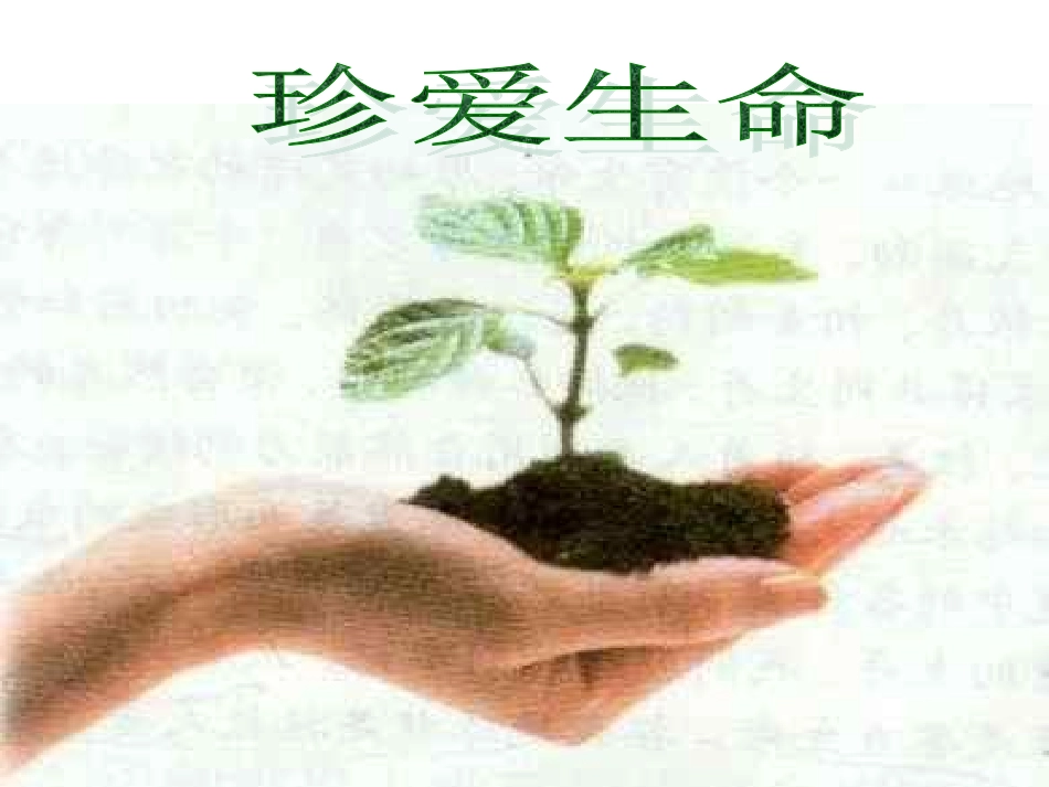 珍爱生命主题班会课件 (2)_第1页