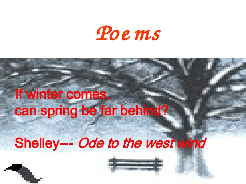 英语：选修6-Unit2-Poems-Warming-up&Reading课件(新人教版)_第2页